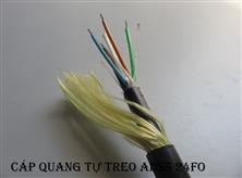 POSTEF Cáp quang treo phi kim loại ADSS 24Fo, 24 Core KV 100, 200 mét POSTEF