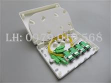 TL-TELECOM Hộp ODF quang 4Fo (4 sợi, core, cổng) SC/APC-xanh lá cây