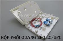 TL-TELECOM Hộp phối quang ODF FTTH 2 sợi vỏ nhựa chuẩn LC/UPC