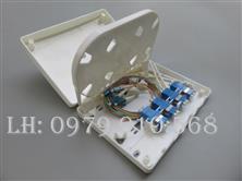 TL-TELECOM Hộp phối quang ODF FTTH 4 sợi vỏ nhựa chuẩn LC/UPC